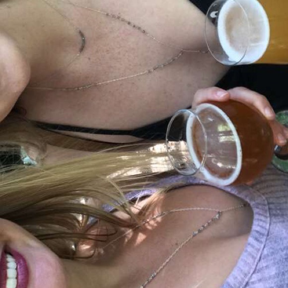 Sterling Silver and Natural Labradorite Necklace - Picture 5 of 5